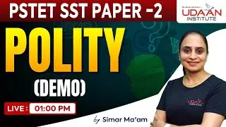 POLITY | DEMO CLASS-3 | PSTET 2026 | BY SIMAR MA'AM