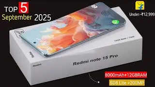 Top 5 UpComing Mobiles September 2025 ! Price & Launch Date in india