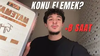 Çalışmasal…📚#11 | YKS (konu eleme,+8 saat, ypt grubu)