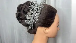 ##bridalbunhairstyle kese kare 5 minit m ##bridalhairstyle  #judahairstyle ##beautifullbunhairstyle 