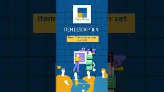 Use Of Descriptions for stock item | item Description | Tallytip | Tally Prime | #shortvideo