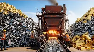Inside Gold Recovery from Electronic Waste (Full Process)