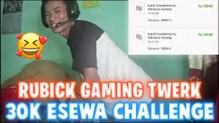 RUBICK GAMING TWERKING LIVE 😂 || 30K ESEWA CHALLENGE SPECIAL 😍 - GAURABYT ||
