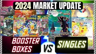 WHY INVEST IN POKEMON BOOSTER BOXES VS SINGLES | 2024 MARKET PRICE UPDATE