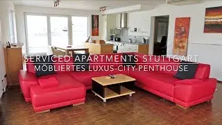 M&ouml;bliertes Luxus-City-Penthouse in Stuttgart-Mitte - Serviced Apartments Stuttgart