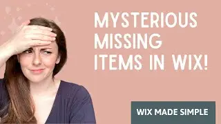 Troubleshooting Missing Elements in Wix