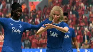 Liverpool vs Everton (Barclays WSL) | Aislynn Stewart Player Career (Season 4) | FC 25