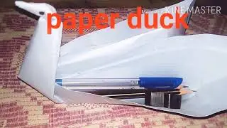Easy paper duck. Paper 🦆duck.  Paper peacock. ✏️ pencil case. Origami  pencil case. Easy  peacock.