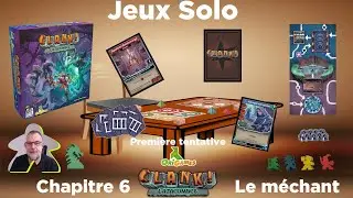 Clank! catacombes - Campagne Solo - chapitre 6 : le m&eacute;chant - Essai 1 | Origames | jeu de soci&eacute;t&eacute;