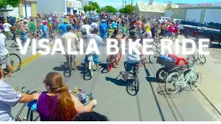 Visalia Bike Ride 2024 | FPV DRONE VIEW