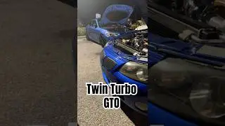 Twin Turbo GTO😳#CarLover #Pontiac #CarMeet