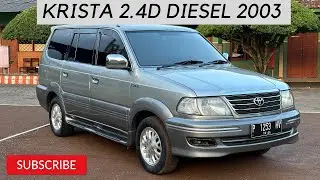 Langka ❗️Kijang Krista Diesel 2003 New Model Silver Metalik