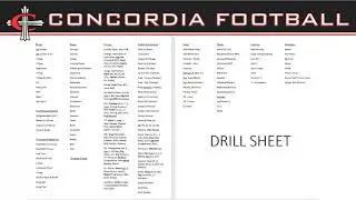 QB Development & Game Planning by Jonathon Coddington, OC at Concordia University, MHSFCA Clinic #25