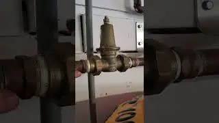 Pipes banging when water is flowing? you may have a bad PRV #plumbing #plumber