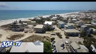 30A  Drone Tour of Grayton Beach Eden State Park Beach Red Bar Florida