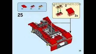 BUILDING INSTRUCTIONS FOR LEGO CREATOR SPORTS CAR   31100 2