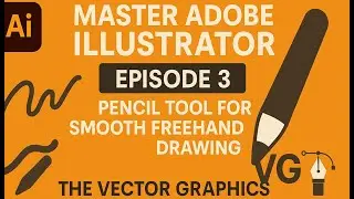 Master Adobe Illustrator | Episode 3: Pencil Tool for Smooth Freehand Drawing