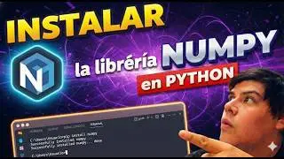 How to install the Numpy library in Python.