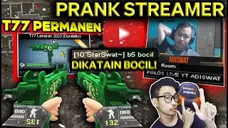 PRANK YOUTUBE AND TIKTOK STREAMERS USING T77 PERMANENTLY // Point Blank Zepetto Indonesia Gameplay