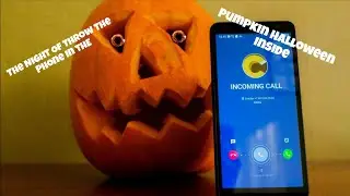 Throwing Pumpkin with the Phone inside