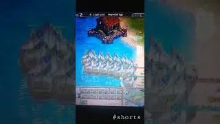 Age of empires 2 Conquerors, Saracens demolition ship destroyed Vikings dock #shorts