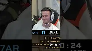 pashaBiceps doesn't believe XANTARES can win 1v5 👀 #xantares #csgo #twitch