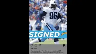 Chargers sign Sylvester Williams #chargers