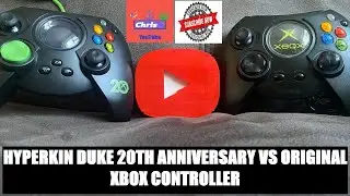 Hyperkin Duke VS Original Xbox Controller #hyperkin