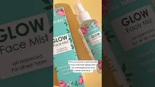 Glow Face Mist for Uneven Skin Tone and Enlarged pores #gonatural