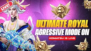 ROAD TO LEGEND | ULTIMATE ROYAL RANK PUSH DAY 1 |  #bgmilive #bgmilivestream #live