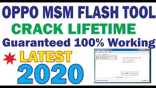 Oppo MSM Download Tool cracked For Lifetime 100% 2020  latest