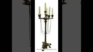 French Empire Bronze Candelabrum