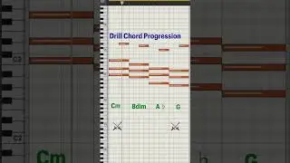 Use this chords to make the hardest drill beats #beatmaker #logicprox