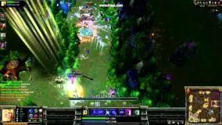 EliteTv League of Legends - Commando lux awesome kite, 3 kills!