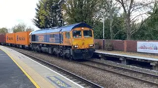 &ldquo;Cambois Depot 25 years&rdquo; 66778 4L08 with a massive 58 containers 14;47 2L Lea Road 23/10/2025