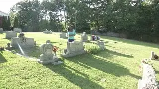 Grave theft caught on camera