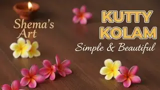 How to Draw a Perfect 8-Point Star Flower Kolam | Step-by-Step Tutorial