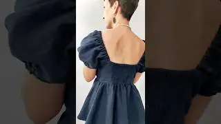 Sew a Shirred Top 🪡💯 #sewing