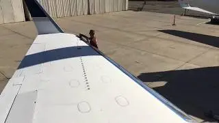 Polishing Brightwork on Aircraft