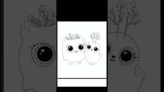 Amazon / Cute & Funny Monsters Coloring Book: Over 38 Cute Monster Illustrationsby  #drawing