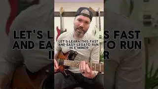 Fast and Easy Legato Lick 🤘🏻🎸 #guitar #guitarlesson #lesson