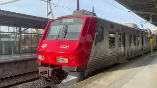 31MAR2023 Comboios de Portugal Sintra Line Train at Sete-Rios Station