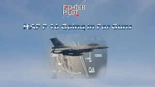 Hellenic Airforce F-16 - Going for Guns! - Live Fire Air to Air Gunnery