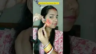 Viral Scissor Face Contour Hack 😯😱 #shorts #makeup #hack #ytshorts #shortsfeed #youtubeshorts