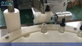 15ML glass dropper bottle filling machine | capmatic filling machine