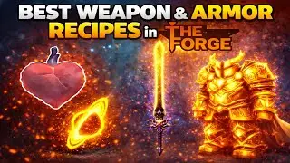 Best Weapon & Armor Recipes in The Forge! (Roblox)