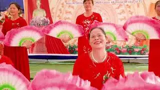 Múa Nhớ ơn tổ tiên - CLB dân vũ thôn Văn Cảnh, Ninh Giang, Ninh Nình