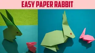 How to make paper rabbit | Easy rabbit making | Paper craft | Kids crafts