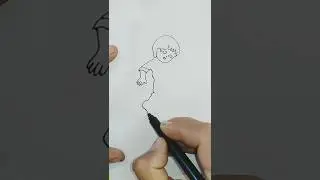 amazing sketch of kid
