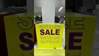 Collision of Red and Yellow#storedisplay  #storedecoration #displayprops